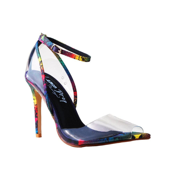 Privileged By J.c. Dossier Opaline Multi-Color Heel