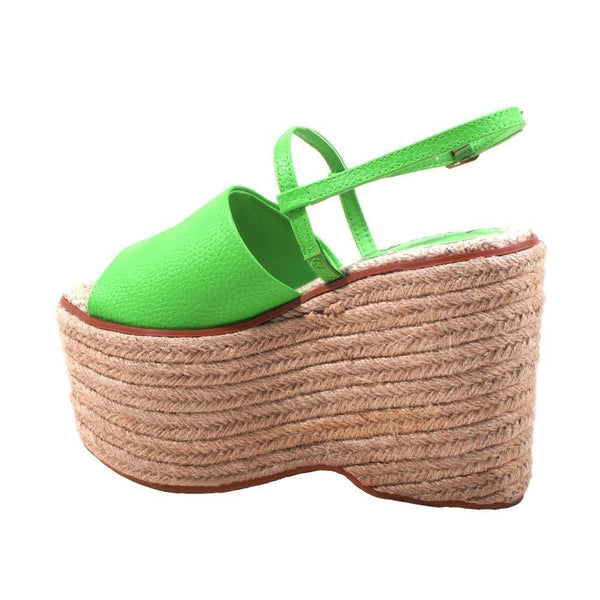 Privileged By J.c. Dossier Petrus Neon Green Wedge