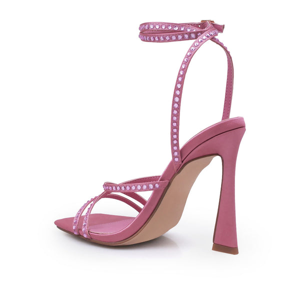 Privileged By J.c. Dossier Pink Strappy Heel Venici