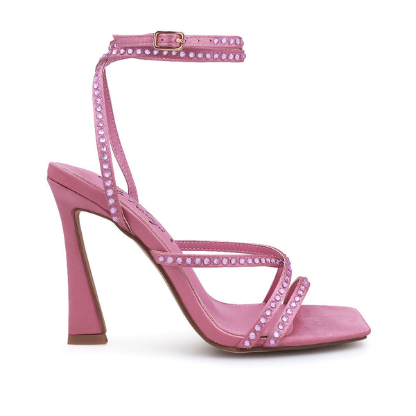privileged by j.c. dossier Pink Strappy Heel Venici