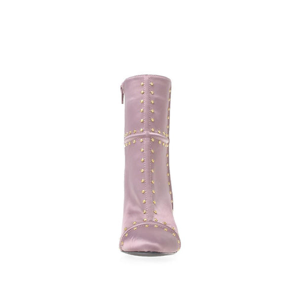 Privileged By J.c. Dossier Saba Pink Studded Bootie