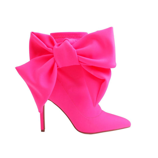 privileged by j.c. dossier Sheila Neon Pink Bootie