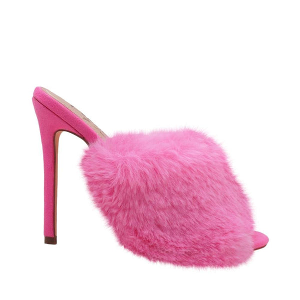 Privileged By J.c. Dossier Shellie Pink Fuzzy Heel