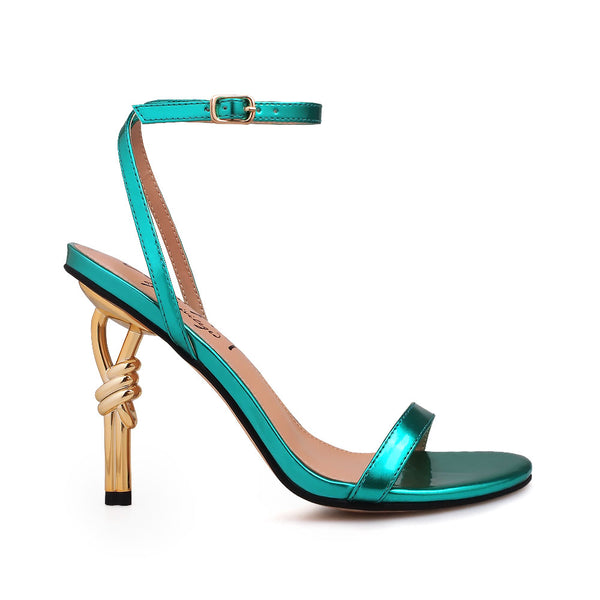 privileged by j.c. dossier Uma Teal Strappy Heel