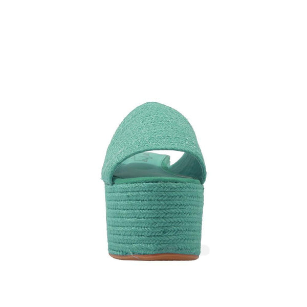 Privileged By J.c. Dossier Wafa Mint Wedge Platform