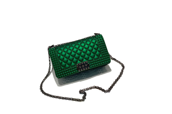 Privileged By J.c. Dossier Pyramid Purse Brown Handbag