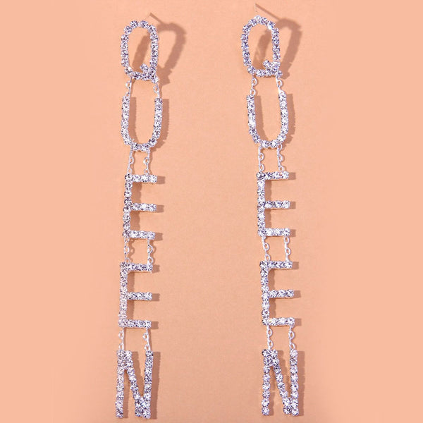 Privileged By J.c. Dossier Queen Statement Earrings | Bold & Regal