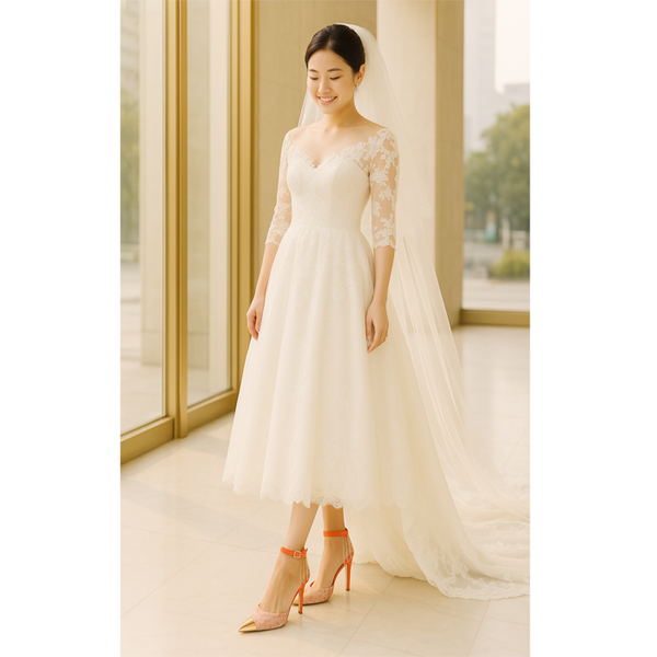 Privileged By J.c. Dossier Queena Orange Pump - Bold 4.25" Heels