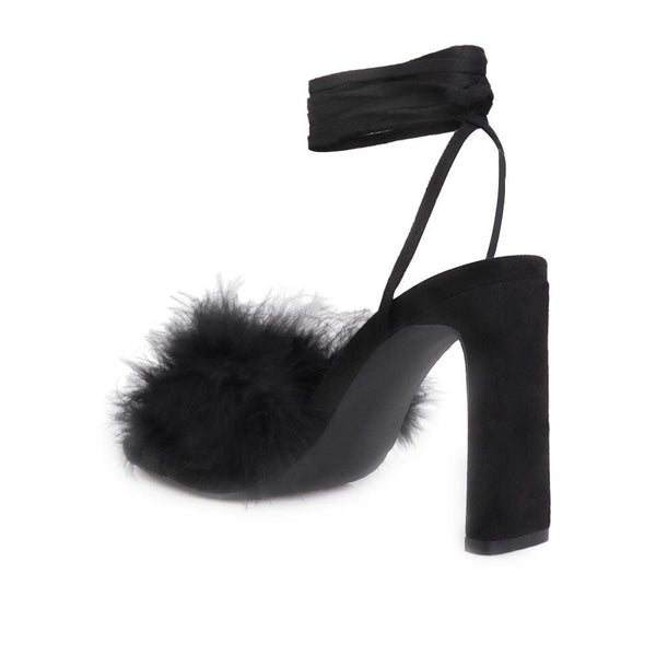 Privileged By J.c. Dossier Rebecca Black Vegan Suede Heels