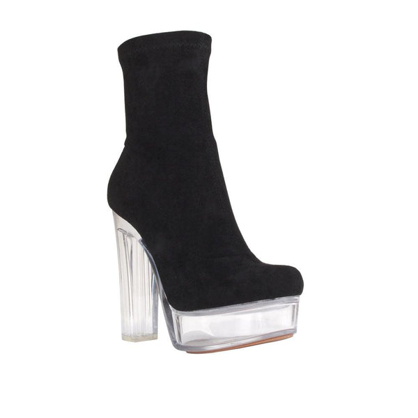 Privileged By J.c. Dossier Roderick Pink Vegan Suede Bootie