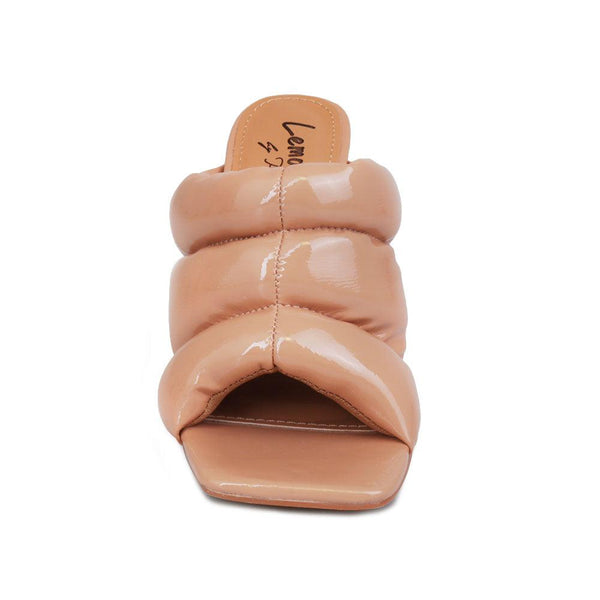 Privileged By J.c. Dossier Rosalie Nude Vegan Leather Heel