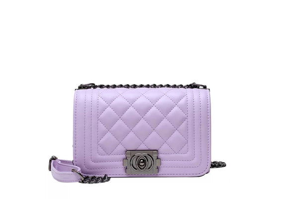 Privileged By J.c. Dossier Rowan Stitch Purse In Sky Blue