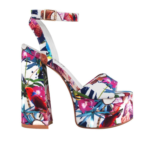 privileged by j.c. dossier Ruduki 2.0 Floral Platform Heels