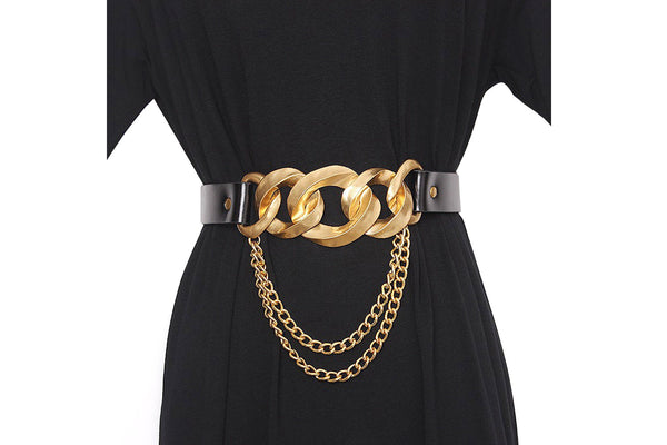 Privileged By J.c. Dossier Rusar Gold Chain Belt | Bold Statement Accessory