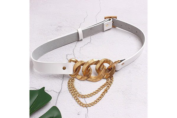 Privileged By J.c. Dossier Rusar Gold Chain Belt | Bold Statement Accessory