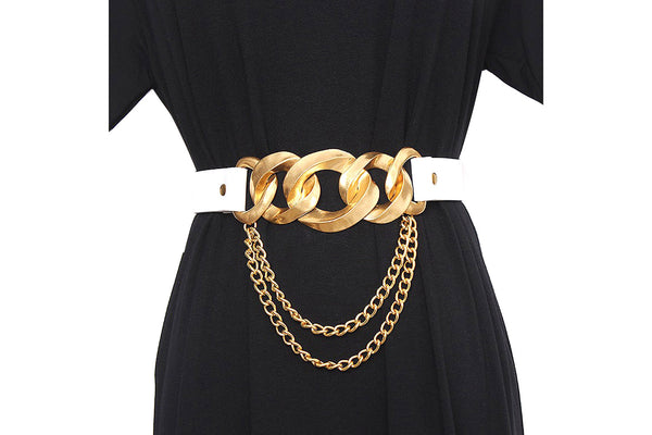 Privileged By J.c. Dossier Rusar Gold Chain Belt | Bold Statement Accessory