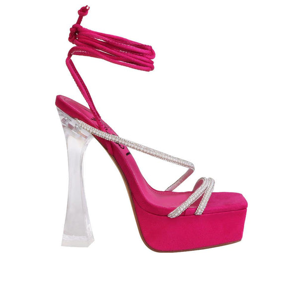 privileged by j.c. dossier Salinas Pink Platform Heels