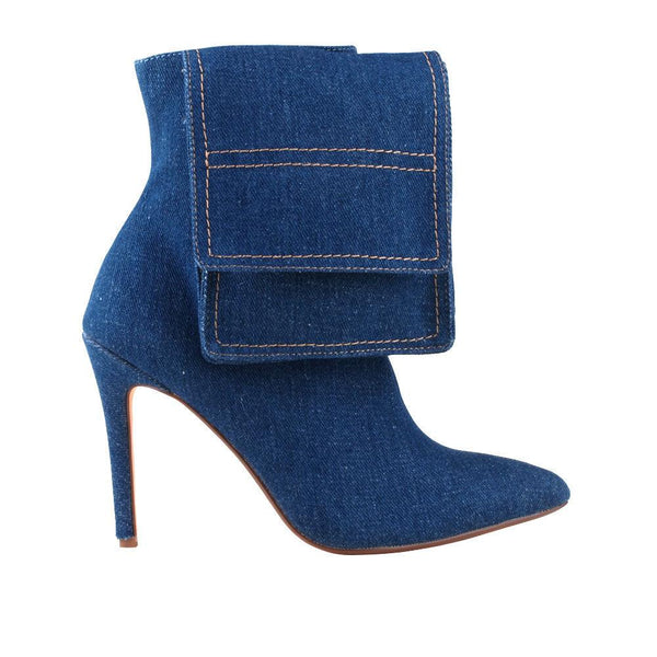 privileged by j.c. dossier Sariah Denim Bootie with 4.25" Heel