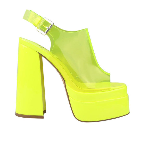 privileged by j.c. dossier Scotty Neon Platform Heels
