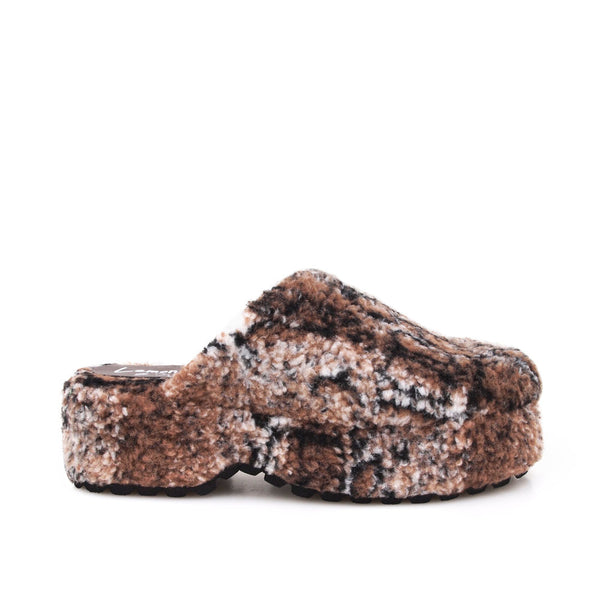 privileged by j.c. dossier Selah Fuzzy Platform Slip-On Boots