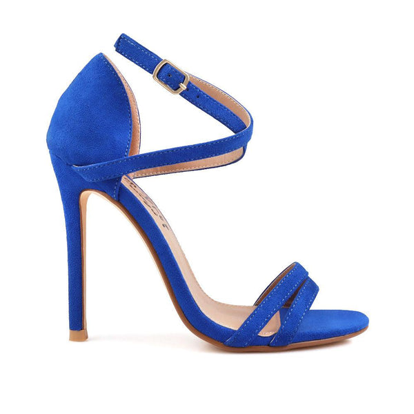 privileged by j.c. dossier Serenity Blue Vegan Suede Heel
