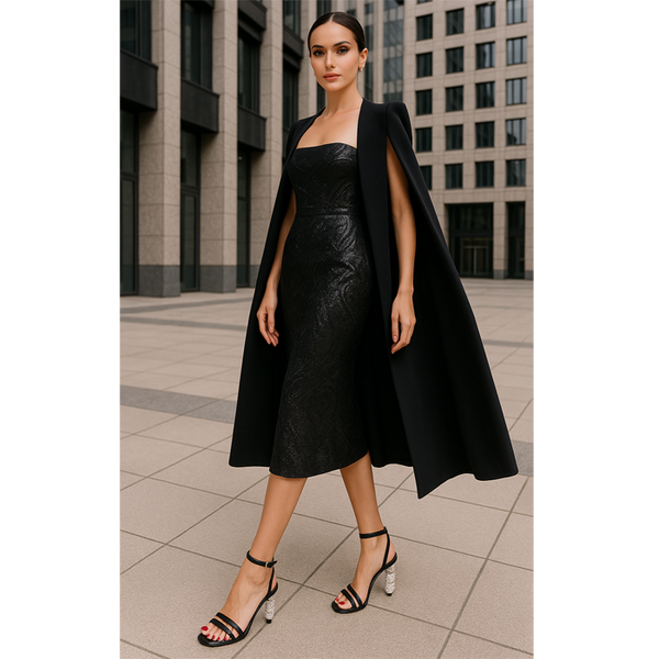 Privileged By J.c. Dossier Silvestra Black Strappy Heel | Premium Bold Style