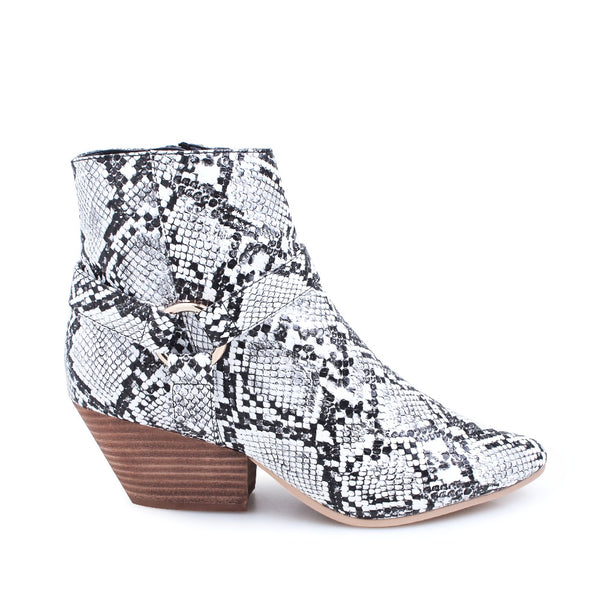 privileged by j.c. dossier Spirit Snake Print Bootie