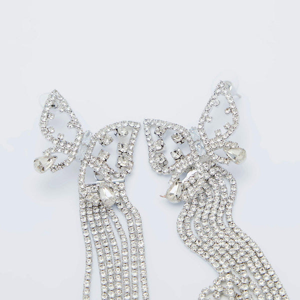 Privileged By J.c. Dossier Statement Butterfly Dream Dangling Earrings