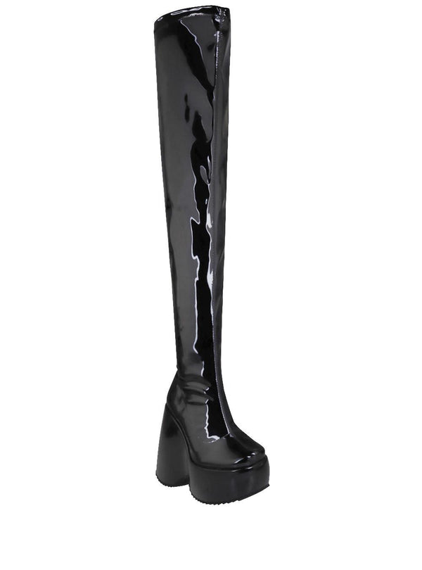 Privileged By J.c. Dossier Stazie Black Platform Boot | Bold & Fashion-Forward