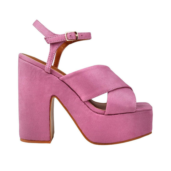 privileged by j.c. dossier Sunniva Pink Platform Heels