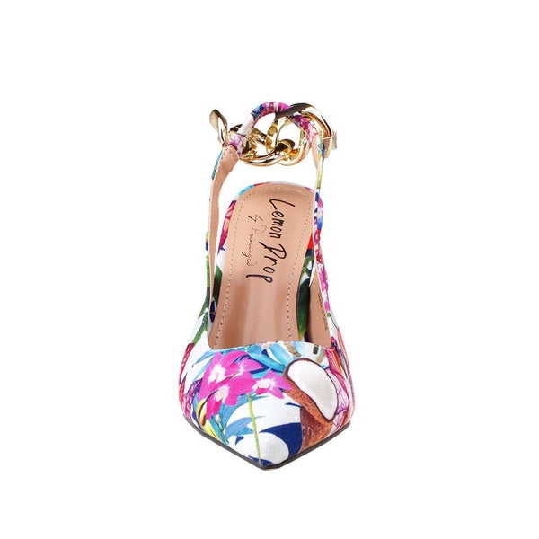 Privileged By J.c. Dossier Tangent Floral Heel - Bold Festival-Ready