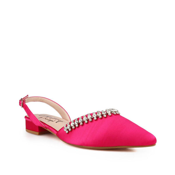 Privileged By J.c. Dossier Tansyy Satin Black Flats | Bold & Comfortable Shoes