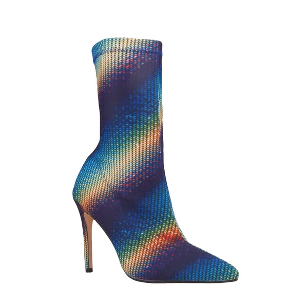 Privileged By J.c. Dossier Tekoa Prints Rainbow Boot