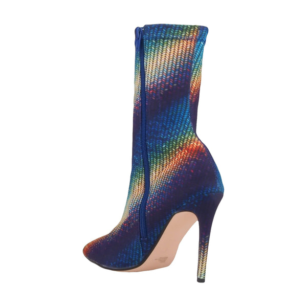 Privileged By J.c. Dossier Tekoa Prints Rainbow Boot