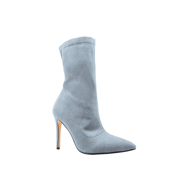 Privileged By J.c. Dossier Tekoa Solids Grey Vegan Suede Boot