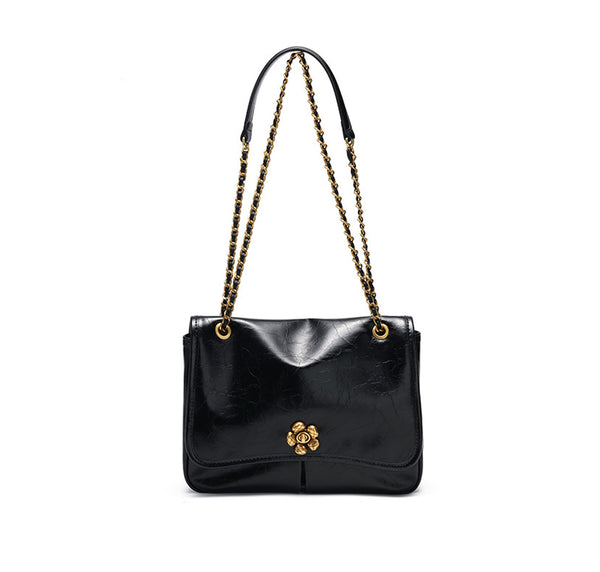 privileged by j.c. dossier Theadora Black Handbag – Bold Statement