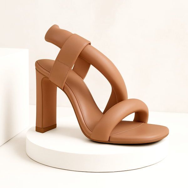 Privileged By J.c. Dossier Tinley Brown Vegan Leather Heel
