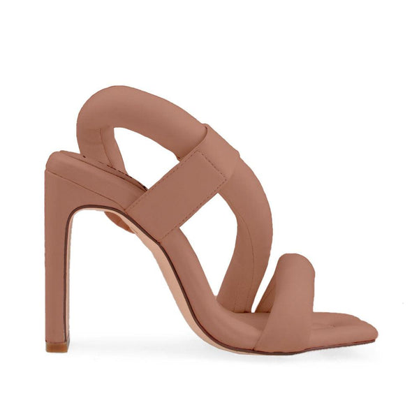 privileged by j.c. dossier Tinley Brown Vegan Leather Heel