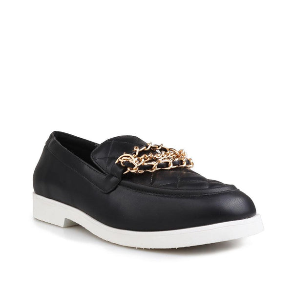 Privileged By J.c. Dossier Trinity Black Platform Flats