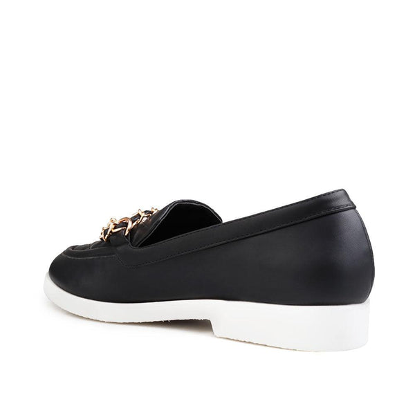 Privileged By J.c. Dossier Trinity Black Platform Flats