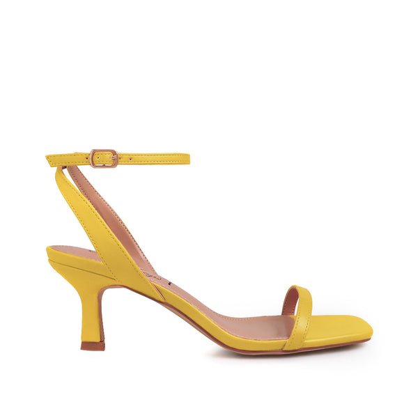privileged by j.c. dossier Tuscan Yellow Heel - Bold & Stylish