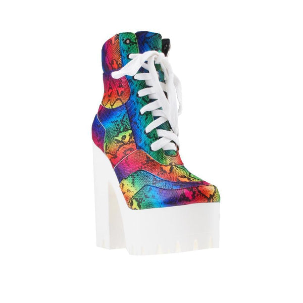 Privileged By J.c. Dossier Uileam Rainbow Platform Boot