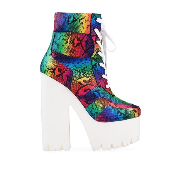 privileged by j.c. dossier Uileam Rainbow Platform Boot