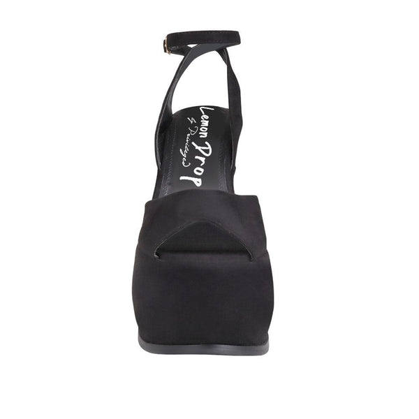 Privileged By J.c. Dossier Vadin Black Platform Heels | Bold & Fearless