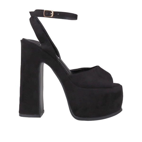 privileged by j.c. dossier Vadin Black Platform Heels | Bold & Fearless