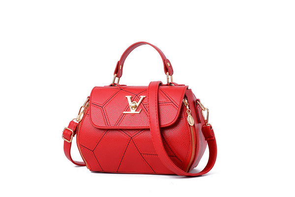privileged by j.c. dossier Valiant Red Handbag – Bold & Luxe
