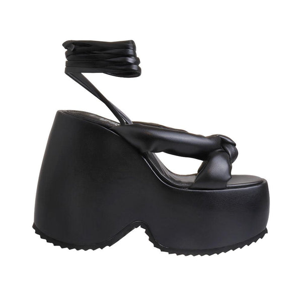 privileged by j.c. dossier Vally Black Platform Heels