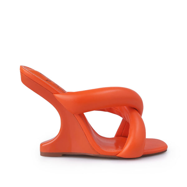 privileged by j.c. dossier Vaughan Orange Architectural Heel