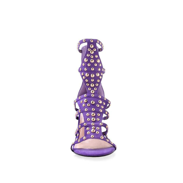 Privileged By J.c. Dossier Vicenta Purple Strappy Heel