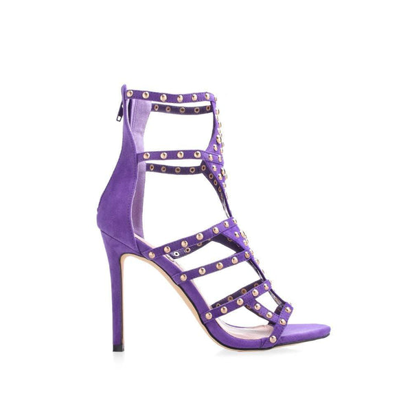 privileged by j.c. dossier Vicenta Purple Strappy Heel